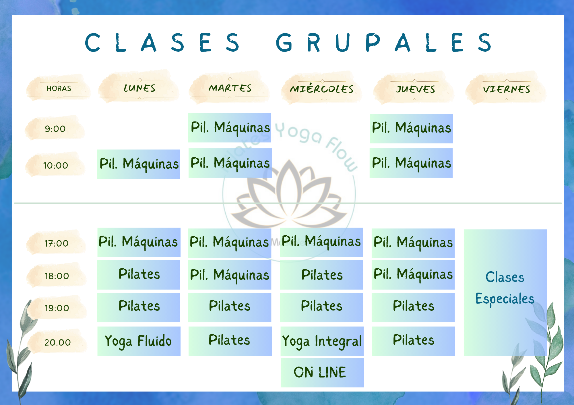 Horario Yoga Móstoles
